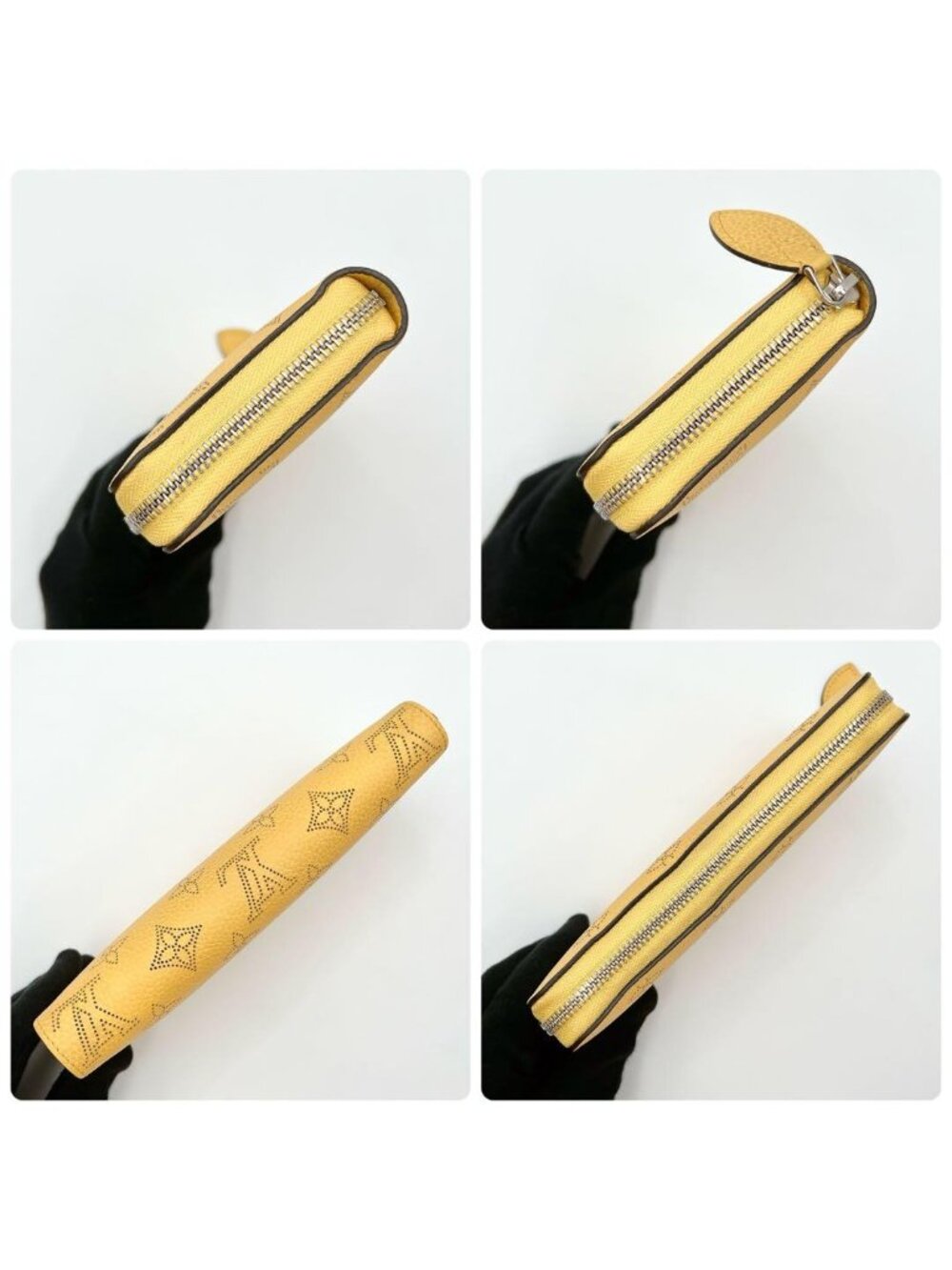 Louis Vuitton Monogram Mahina Zippy Wallet Yellow - Picture 6 of 9